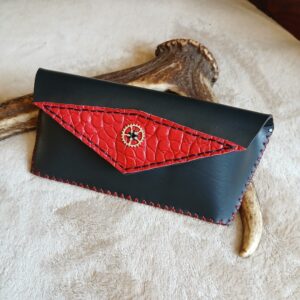 Étui à lunettes rouge