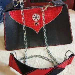 Sac à main rouge